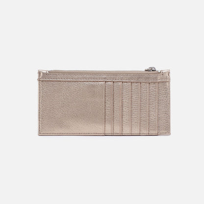 Carte Card Case In Metallic Leather - Cameo Quartz | HOBO