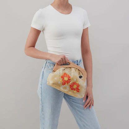 Dakota Print Clutch In Canvas - Sunset Bandana | HOBO
