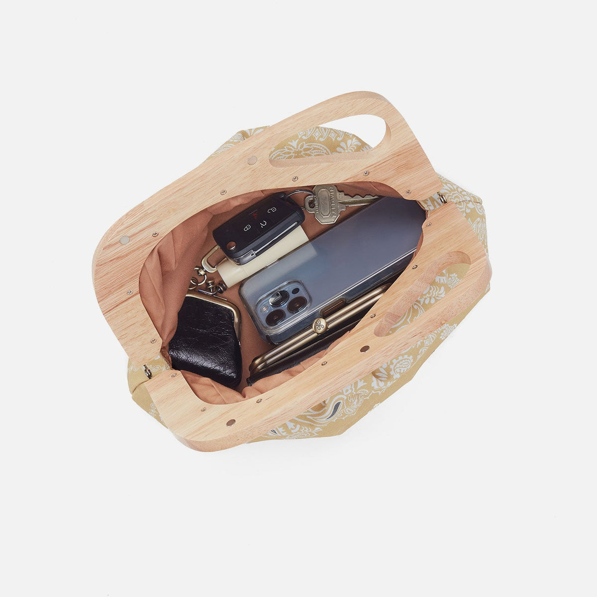 Dakota Print Clutch In Canvas - Sunset Bandana | HOBO