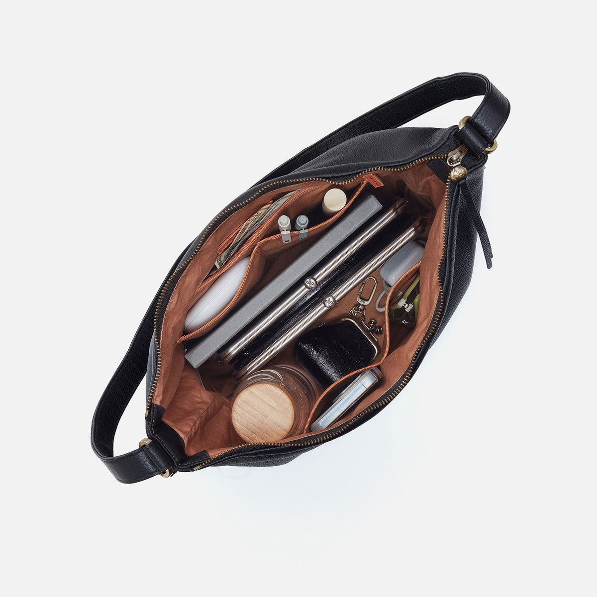 Emily Convertible Backpack In Pebbled Leather - Cream | HOBO