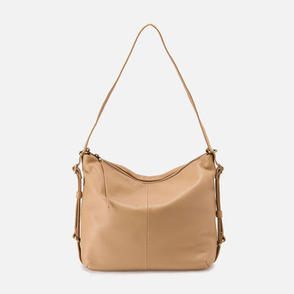 Emily Convertible Backpack In Pebbled Leather - Porcini | HOBO