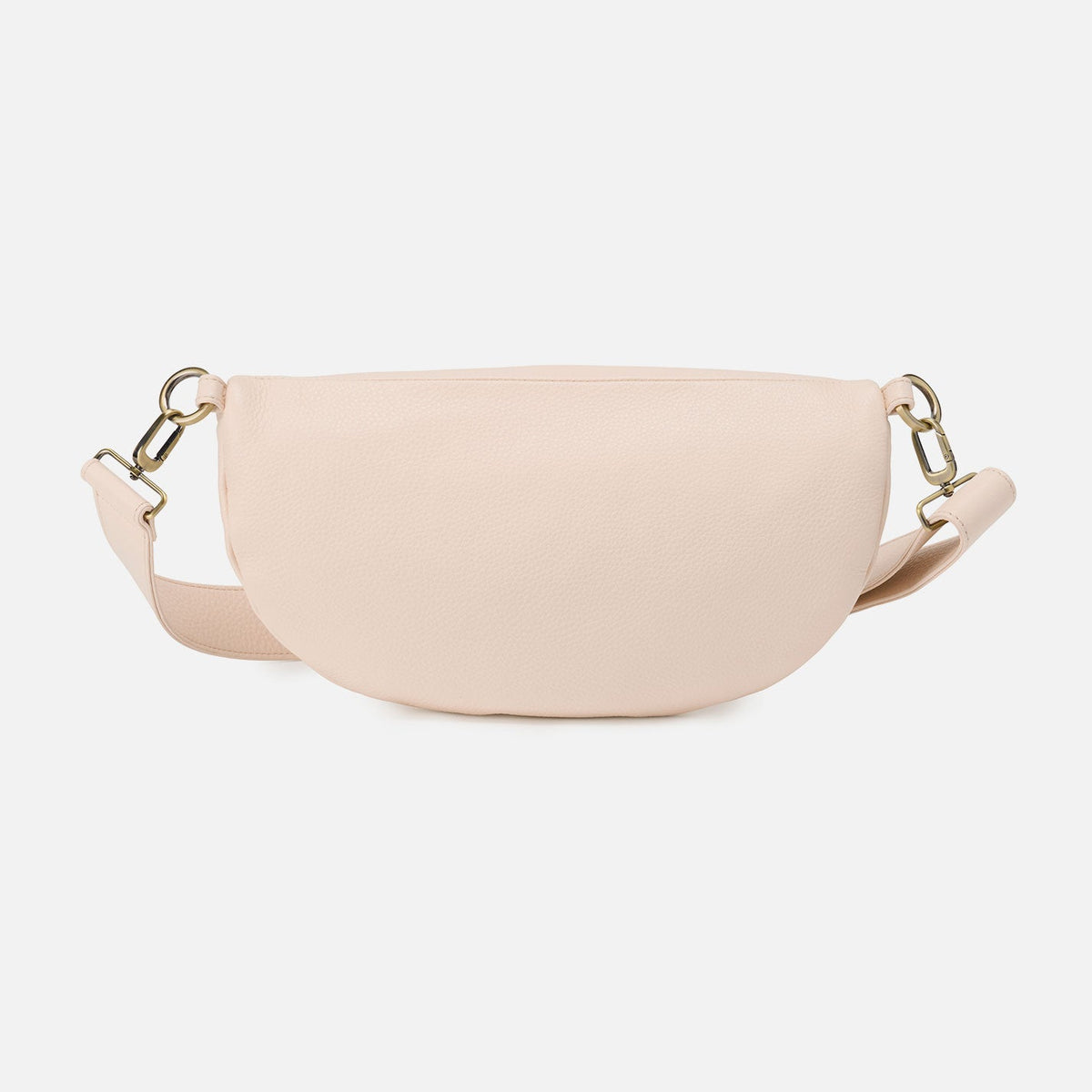 Hunter Medium Belt Bag In Pebbled Leather - Cream | HOBO