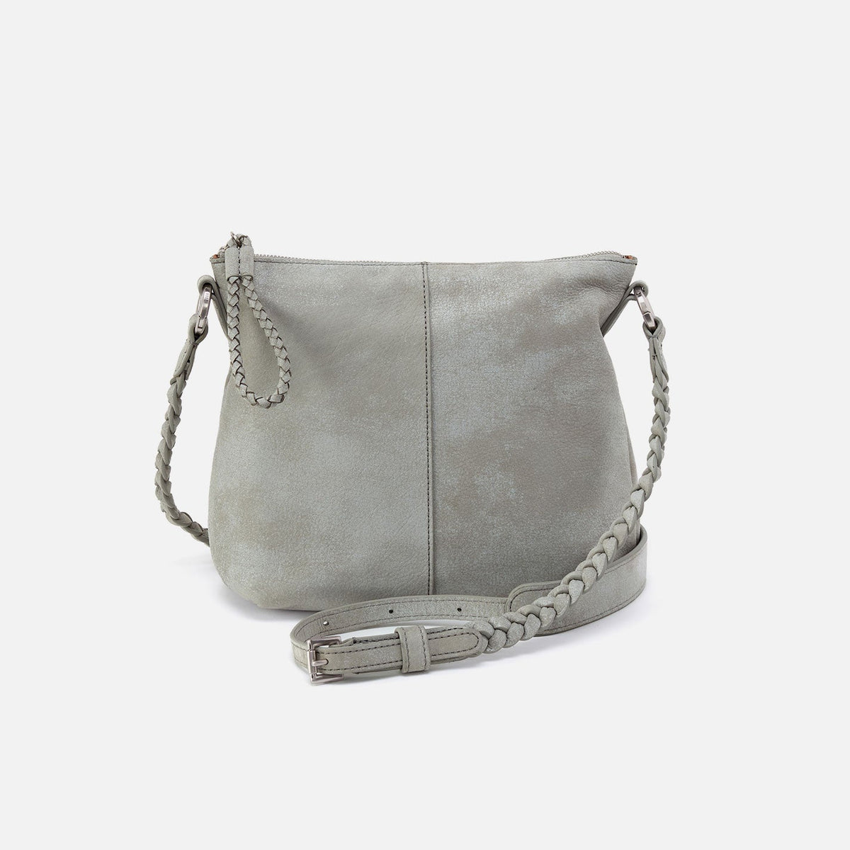 Lasso Medium Crossbody In Buffed Leather - Misty Harbor | HOBO