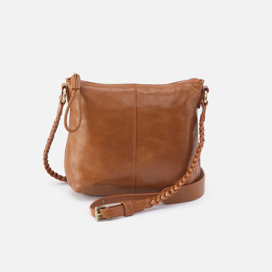 Lasso Medium Crossbody In Polished Leather - Truffle | HOBO
