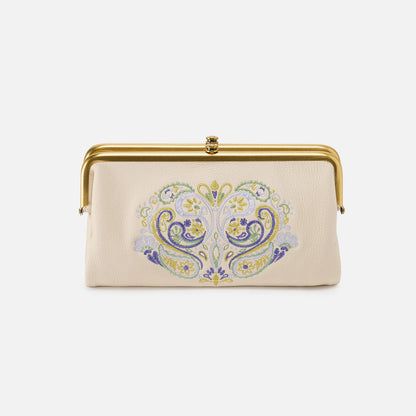 Lauren Clutch-Wallet In Pebbled Leather - Birch | HOBO