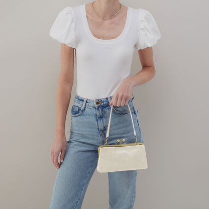 Lauren Frame Crossbody In Polished Leather - Lily | HOBO