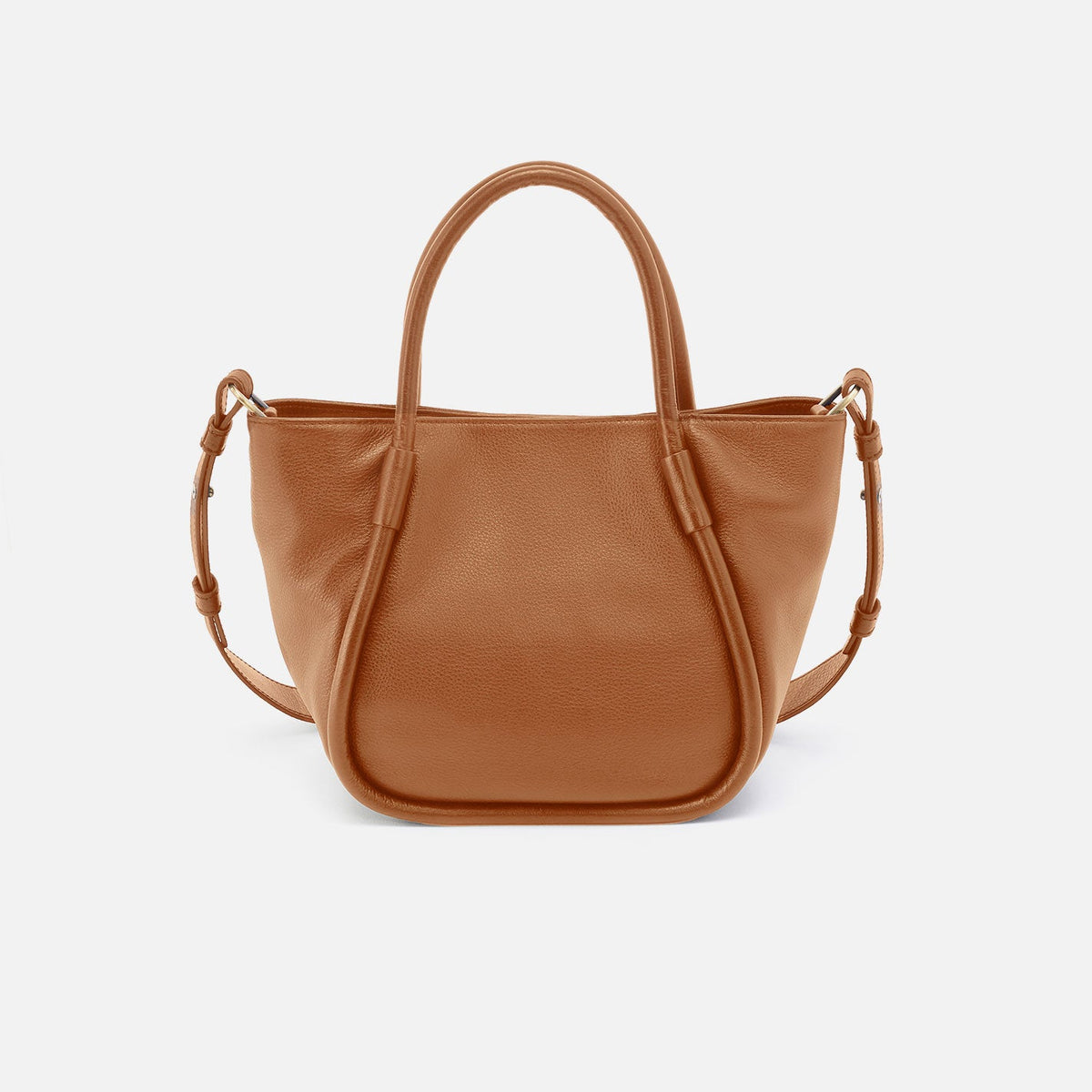 Margot Satchel In Pebbled Leather - Butterscotch | HOBO