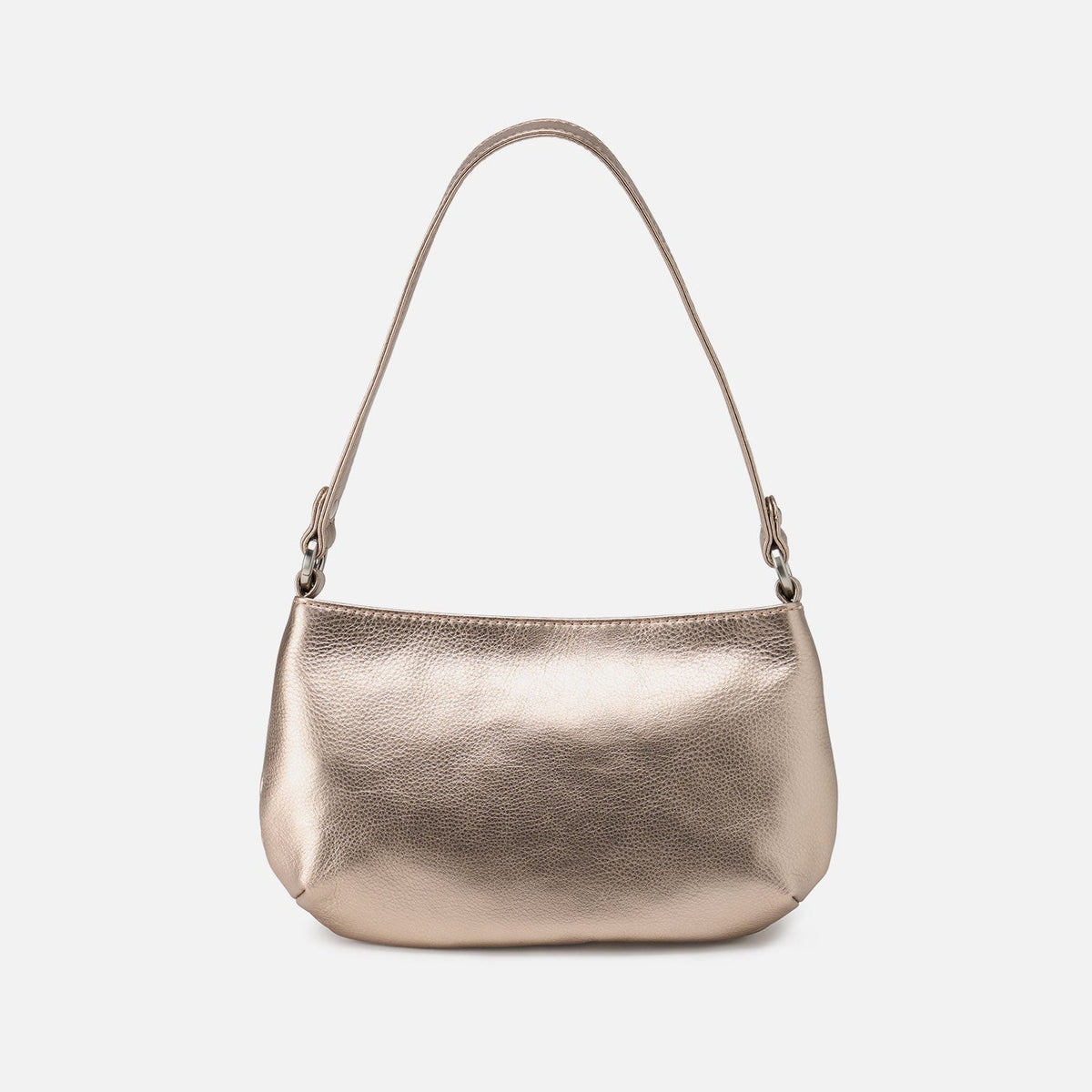 Pier Baguette In Metallic Leather - Cameo Quartz | HOBO