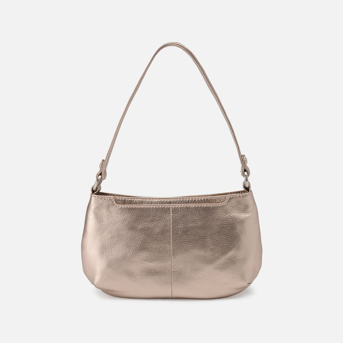 Pier Baguette In Metallic Leather - Cameo Quartz | HOBO