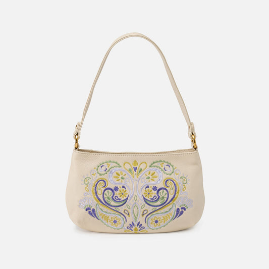 Pier Baguette In Pebbled Leather - Birch | HOBO