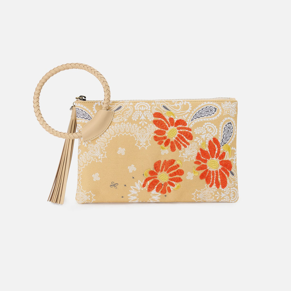 Sheila Clutch In Canvas - Sunset Bandana | HOBO