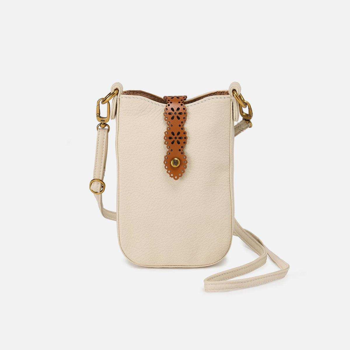 Tabby Phone Crossbody In Pebbled Leather - Birch | HOBO