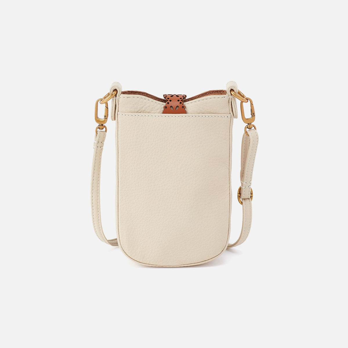 Tabby Phone Crossbody In Pebbled Leather - Birch | HOBO