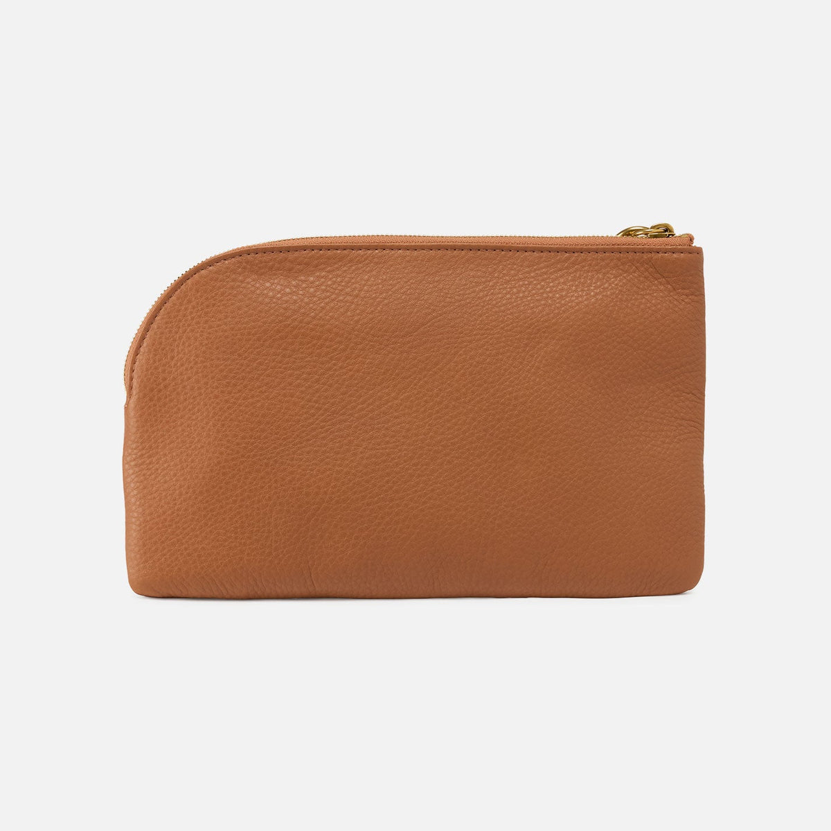 Tabby Wristlet In Pebbled Leather - Warm Honey | HOBO