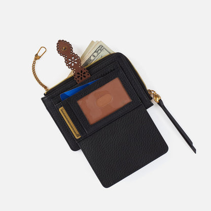 Tabby Zip Medium Wallet In Buffed Leather - Whiskey | HOBO