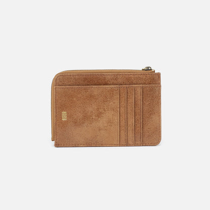 Tabby Zip Medium Wallet In Buffed Leather - Whiskey | HOBO
